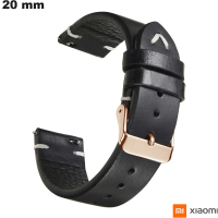 Armband Uhr verbindet Xiaomi Schwarz 20mm # Kostenloser Versand