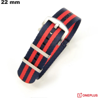 Armband 22 mm für OnePlus Uhr Nylon Blau # Kostenloser Versand