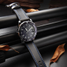 Armband Withings Kunstleder 18mm Uhr Schwarz ● Premium-Qualität