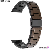 Amazfit 22 mm Armband Braun Resin Uhr \ Einfache Montage