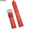 Bracciale 16mm Cuir véritable Rosso per orologio ● Miglior Prezzo