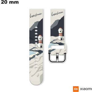 Pulsera de Caucho Xiaomi para reloj de 20 mm Motivo barato