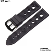 Armbanduhr aus hochwertigem 22 mm Silikon für Samsung