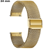 Vendita Bracciale Acciaio Inossidabile 24mm Dorato orologio milanese