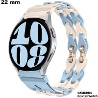 Bracelet Bleu de montre connectée Caoutchouc Samsung pas cher