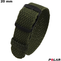 Armband Vert Polar 20 mm für hochwertige Nylon Smartwatch