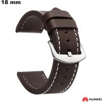 Armband Huawei Braun 18mm Kunstleder Uhr ● Bester Preis