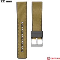 Armband Silicone horloge OnePlus 22mm Bruin \ Snelle Levering