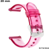 Pulseira Transparente 20 mm PVC de relógio Withings de qualidade