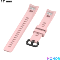 Armband 17mm Honor für Uhr Silikon Rosa / Kostenlose Lieferung