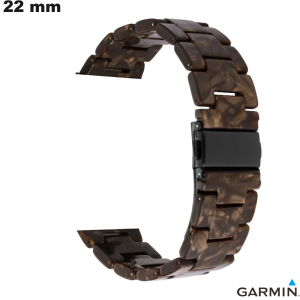 Pulsera de 22 mm marrón para reloj inteligente Garmin de calidad