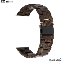 Pulsera de 22 mm marrón para reloj inteligente Garmin de calidad