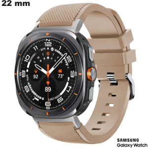 Bracciale Marrone in Caoutchouc per orologio connesso Samsung economico