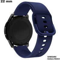 Vendita Bracciale Blu per orologio Samsung 22mm Silicone sportivo