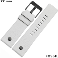 Verkauf Echtleder-Fossil-Armband Weiß Smartwatch