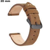 Armband Braun 20 mm Echtleder Uhr: Kostenloser Versand