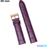 Verkauf Armband 20 mm Honor für Uhr Echtes Leder Lila