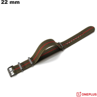 Armband 22 mm OnePlus Nylon Uhr Grün - Versand in 24h