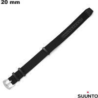Bracelet Suunto Tissu 20mm de smartwatch Noir
