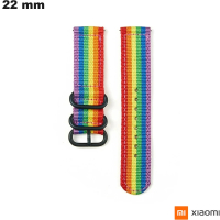 Verkauf Nylonarmband Smartwatch Xiaomi 22mm Mehrfarbig