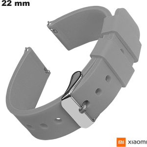 Comprar pulsera de silicona de 22 mm para reloj inteligente Xiaomi gris