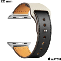 Armband 22 mm horloge RVS Zwart Apple Watch van hoge kwaliteit