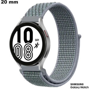 Verkauf Armband 20mm Samsung Smartwatch Grau Stoff