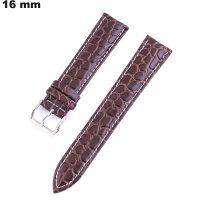 Verkauf Armband Krokodil Stil 16mm Braun Echtes Leder