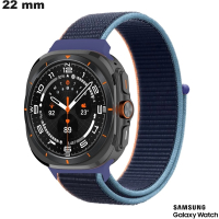 Bracciale Nylon Blu Samsung smartwatch 22mm / Spedizione Gratuita da 20€