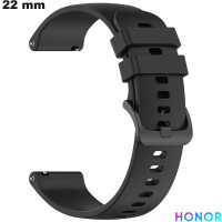 Verkauf Armbanduhr mit schwarzem Gummiarmband 22 mm Honor