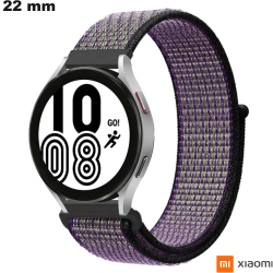 Bracelet montre intelligente Nylon Violet Xiaomi 22mm