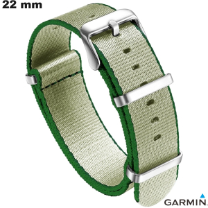 Armband Nato für Garmin Smartwatch aus hochwertigem beigem Nylon