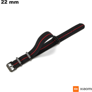 Armband Xiaomi 22 mm Schwarzes Armband / Bester Preis