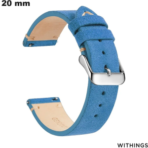 Acquistare Bracciale smartwatch Blu Withings Vera pelle 20mm