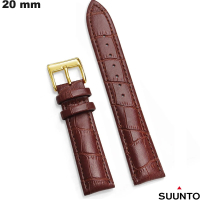 Bracelet 20mm Cuir véritable de montre Suunto ● Livraison Rapide
