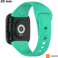 Verkauf von grünem 22mm Kautschukarmband für Xiaomi Smartwatch