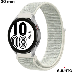 Acquistare Bracciale Bianco 20mm per orologio intelligente Suunto Tessuto
