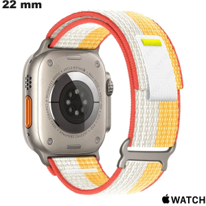 Verkauf von 22mm Volley Nylon Weißem Uhrenarmband für Apple Watch