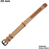 Armband 22 mm Marron Samsung Smartwatch Nylon günstig