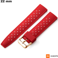 Armband Caoutchouc Xiaomi 22 mm Smartwatch Rot von hoher Qualität