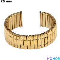 Vendita Bracciale in Metallo Elastico Dorato Honor 20mm per orologio
