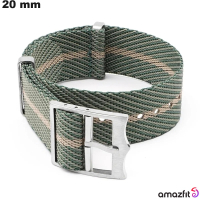 Verkauf Armband 20mm Grün NATO Amazfit Nylon (Bip S Lite, Bip)