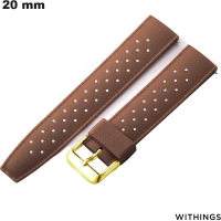 Kaufen Sie das 20 mm braune Silikon-Smartwatch-Armband von Withings