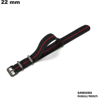 Bracelet de smartwatch Samsung Nylon 22mm Noir