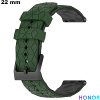 Armband 22mm Gummi Honor de montre Grün | Versand 3,99€