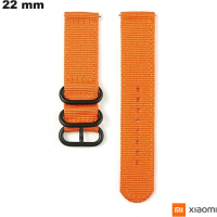 Armband 22 mm Orange Xiaomi Smartwatch Nylon ● Versand kostenlos ab 20€