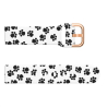 Vente Bracelet 20 mm Silicone Blanc Pate de chien Suunto