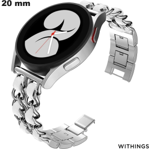 Verkoop Smartwatch Armband Zilverkleurig Withings RVS 20 mm Verkoop Smartwatch Armband Zilverkleurig Withings RVS 20 mm