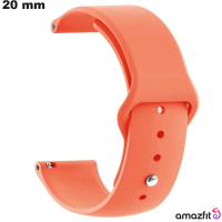Vendita Bracciale Arancione per orologio smart Amazfit in Gomma