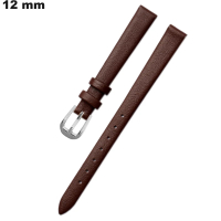 Armband 12mm Echtes Leder Braun Uhr | Schnelle Lieferung